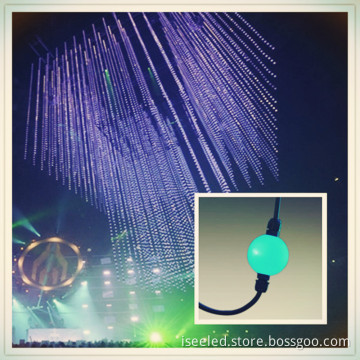 DMX RGB 360 hanging ball string